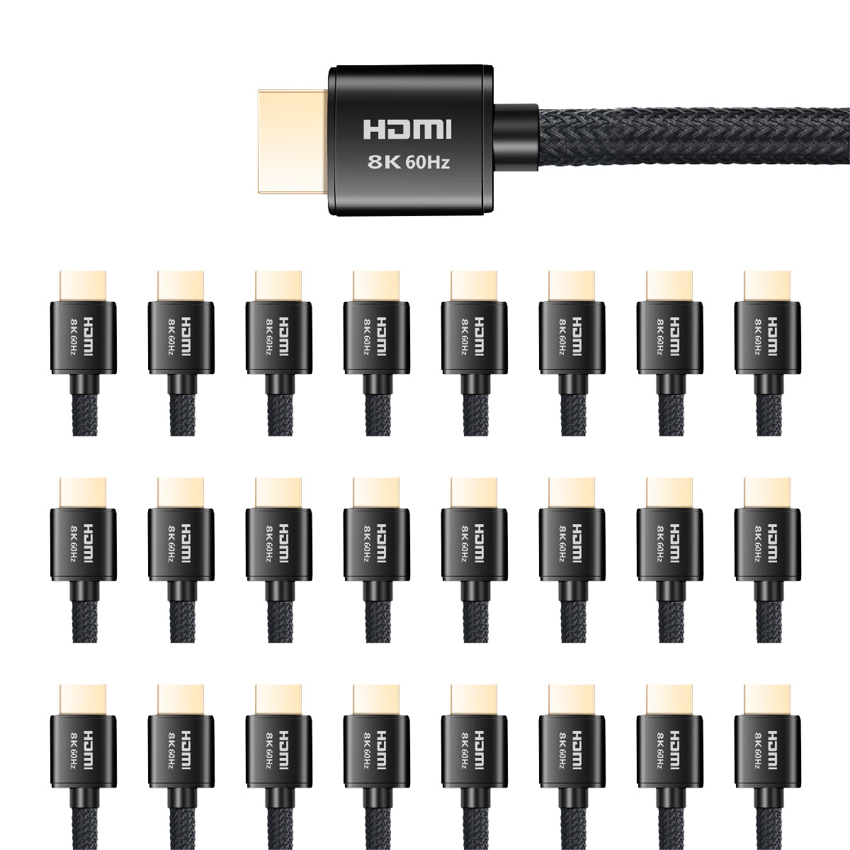 Ultra High Speed HDMI 2.1 Cable Dynamic HDR 1.8M (6ft) 8K (Black) - Milena International Inc