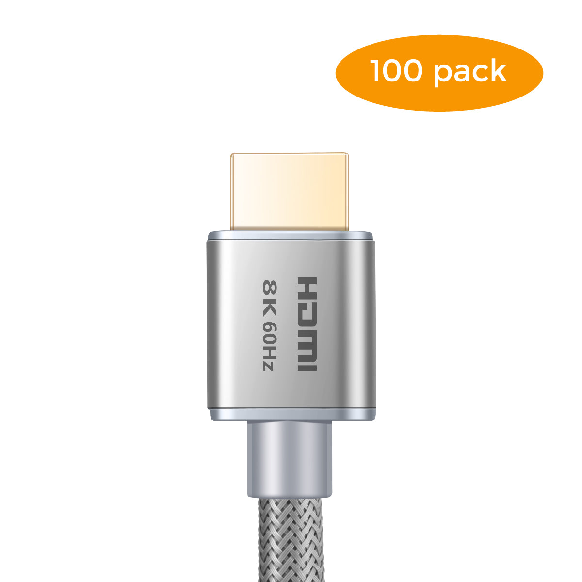 Ultra High Speed HDMI 2.1 Cable Dynamic HDR 1.8M (6ft) 8K (Gray) - Milena International Inc