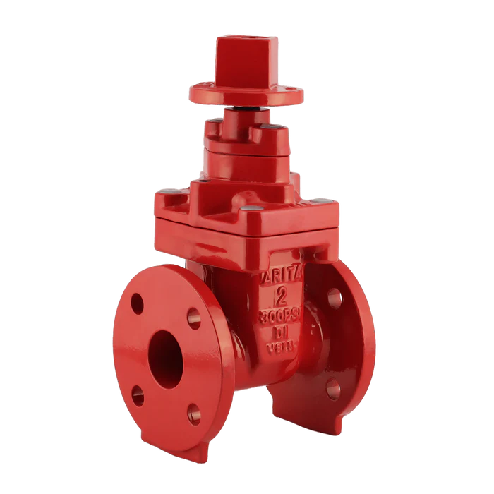 Arita UL/FM Fire Protection NRS Gate Valve 300PSI Flange End - Milena International Inc