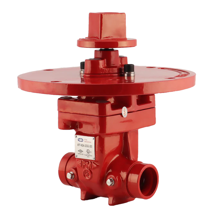 Arita UL/FM Fire Protection NRS Gate Valve 300PSI Groove End - Milena International Inc