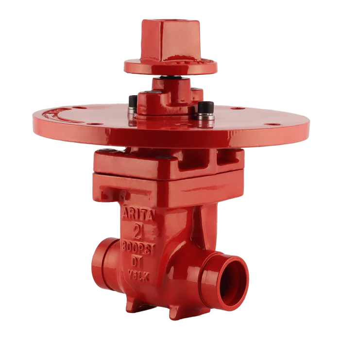Arita UL/FM Fire Protection NRS Gate Valve 300PSI Groove End - Milena International Inc