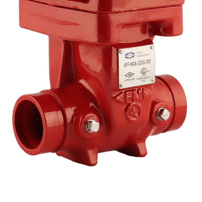 Arita UL/FM Fire Protection NRS Gate Valve 300PSI Groove End - Milena International Inc