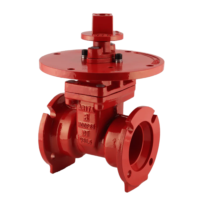 Arita UL/FM Fire Protection NRS Gate Valve 300 PSI Mechanical Joint - Milena International Inc