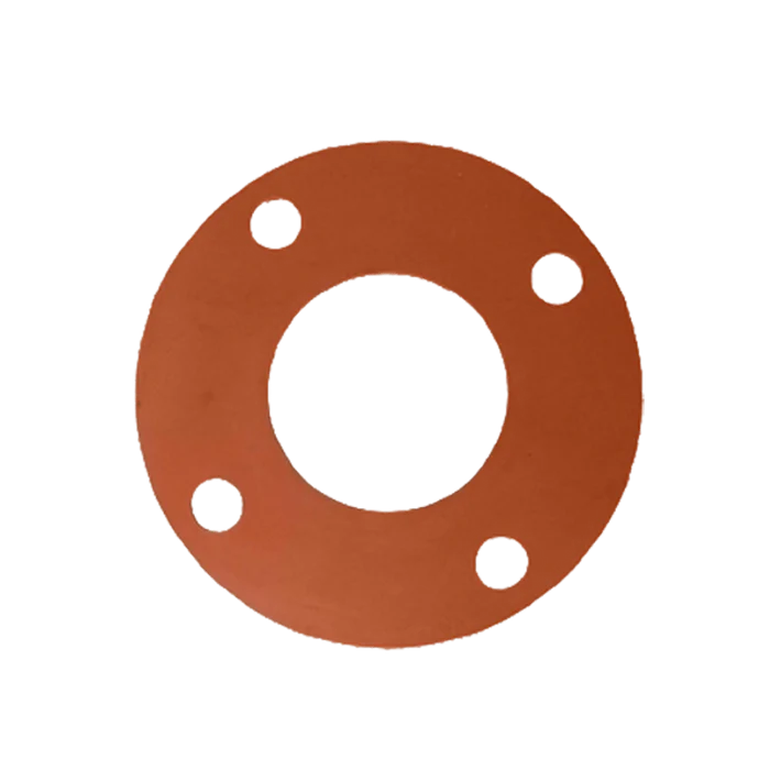 Gasket Flange Pack w/ Red Rubber Full Face Gaskets 1/8" And Zinc Plated Hardware - Milena International Inc