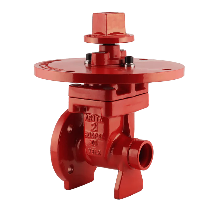 Arita UL/FM Fire Protection NRS Gate Valve 300PSI Flange Groove - Milena International Inc