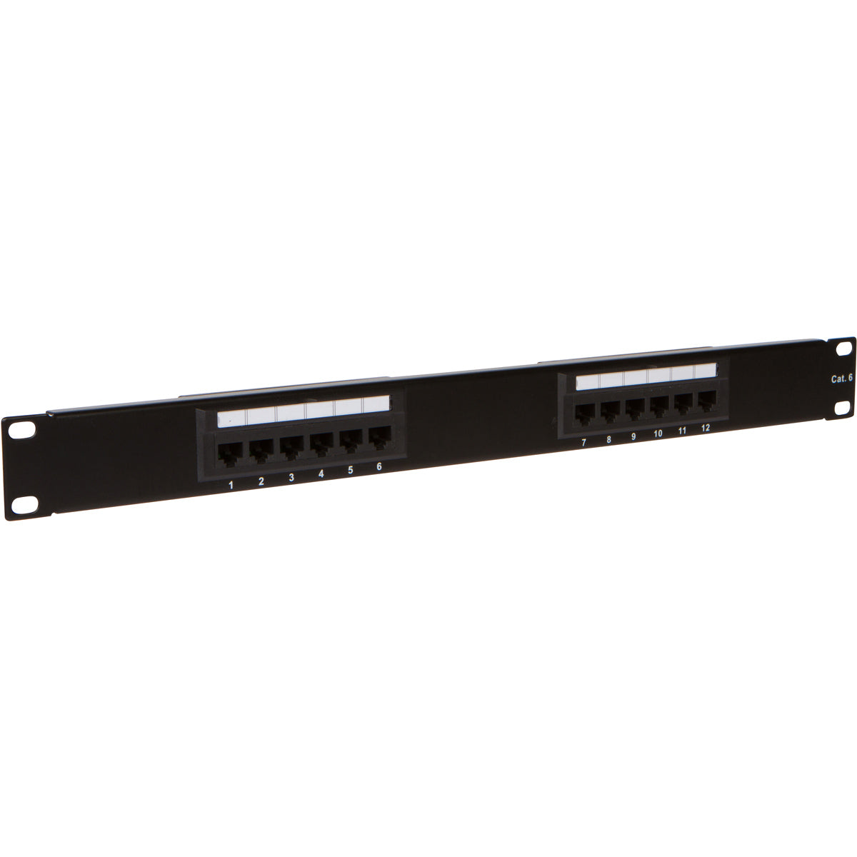 12 Port Cat6 Patch Panel with Punch Down Tool and Cable Management System (1, 12 Port) - Milena International Inc