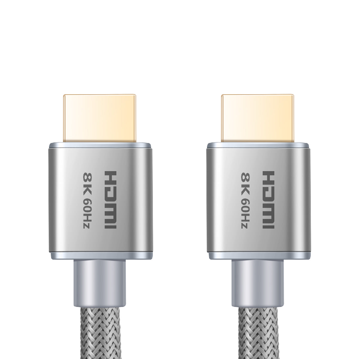 Ultra High Speed HDMI 2.1 Cable Dynamic HDR 1.8M (6ft) 8K (Gray) - Milena International Inc