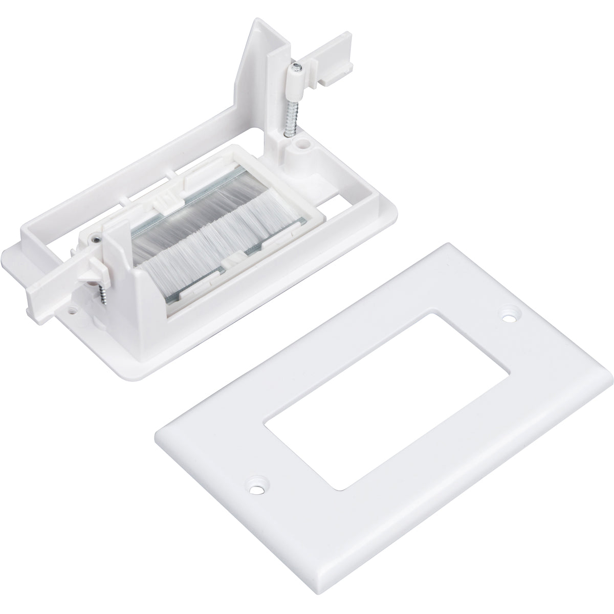 Brush Wall Plate w/Built in Mounting Bracket - Milena International Inc