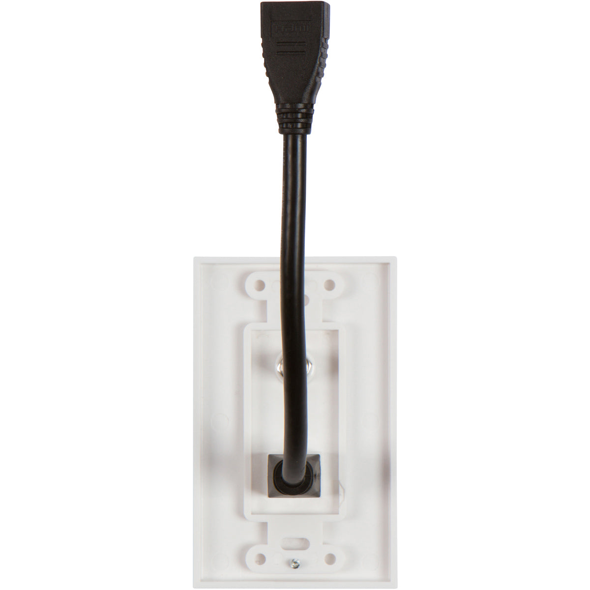 Buyer’s Point HDMI Pigtail 3GHz Coax Wall Plate with Single Gang Low Voltage Mounting Bracket Device - Milena International Inc