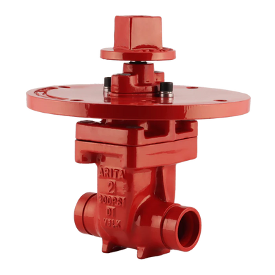 Arita UL/FM Fire Protection NRS Gate Valve 300PSI Groove End - Milena International Inc