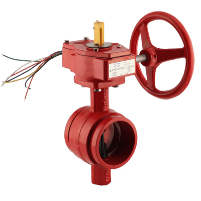 Arita UL/FM Fire ProtectionButterfly Valve 300PSI Groove Type - Milena International Inc
